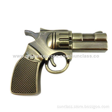 Metal Gun-shaped USB Pen Drive, New